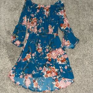 Off the shoulder dress